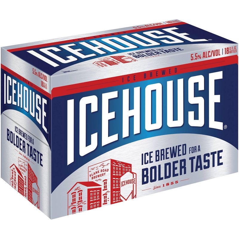 Icehouse Ice Lager Beer - 18pk/12 fl oz Bottles
