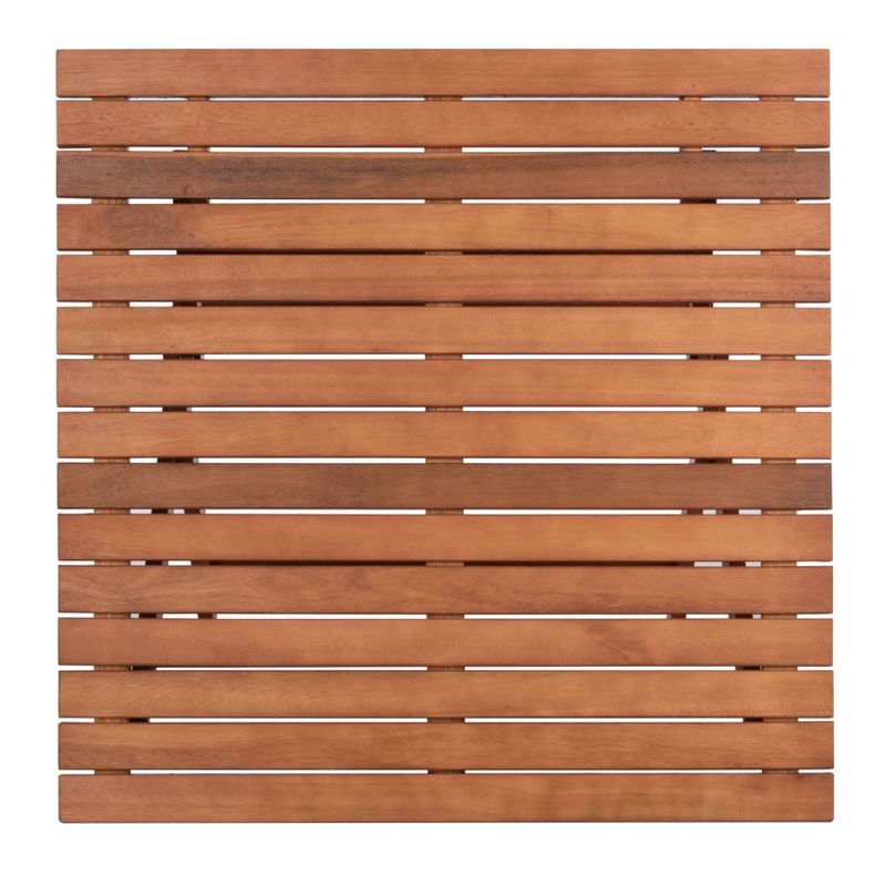 Kresler Folding Table Natural - Safavieh