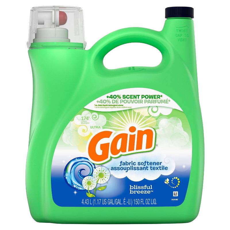 Gain Blissful Breeze Liquid Fabric Conditioner (Fabric Softener) - 150 fl oz 