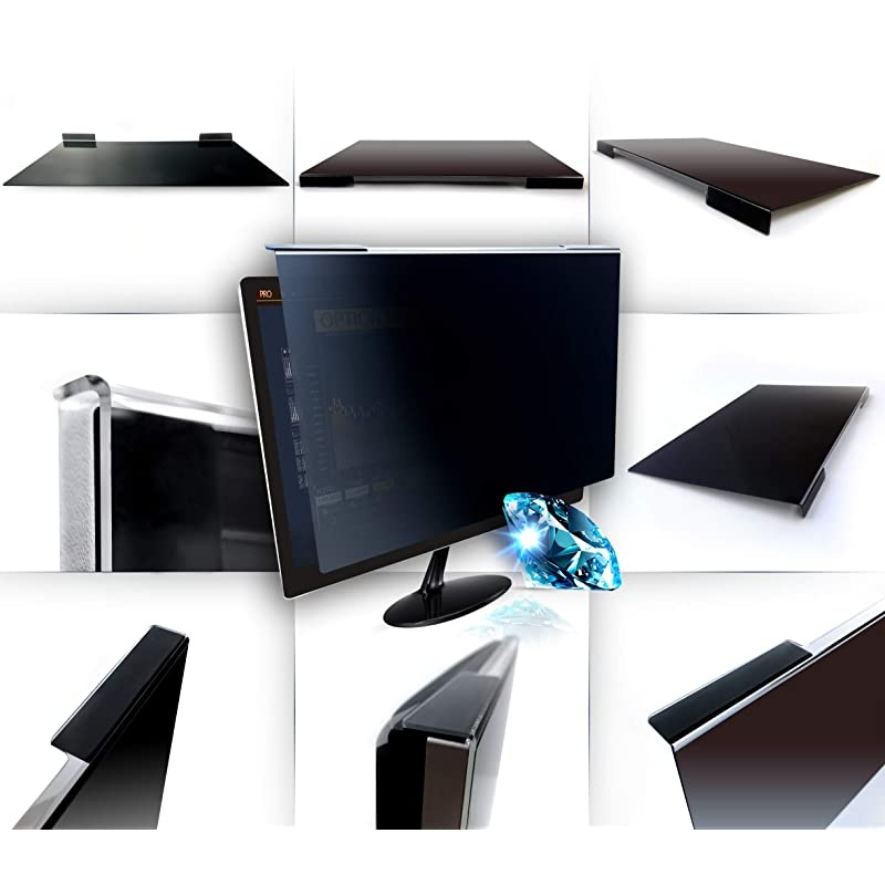 26 27 1691610 Aspect Ratio Computer Privacy Screen Filter for Widescreen Computer Monitors 241 x 151 612 x 384 mm Monitor Frame Hanging Type