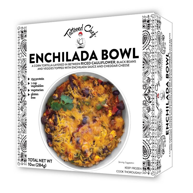 Tattooed Chef Frozen Enchilada Bowl - 10oz