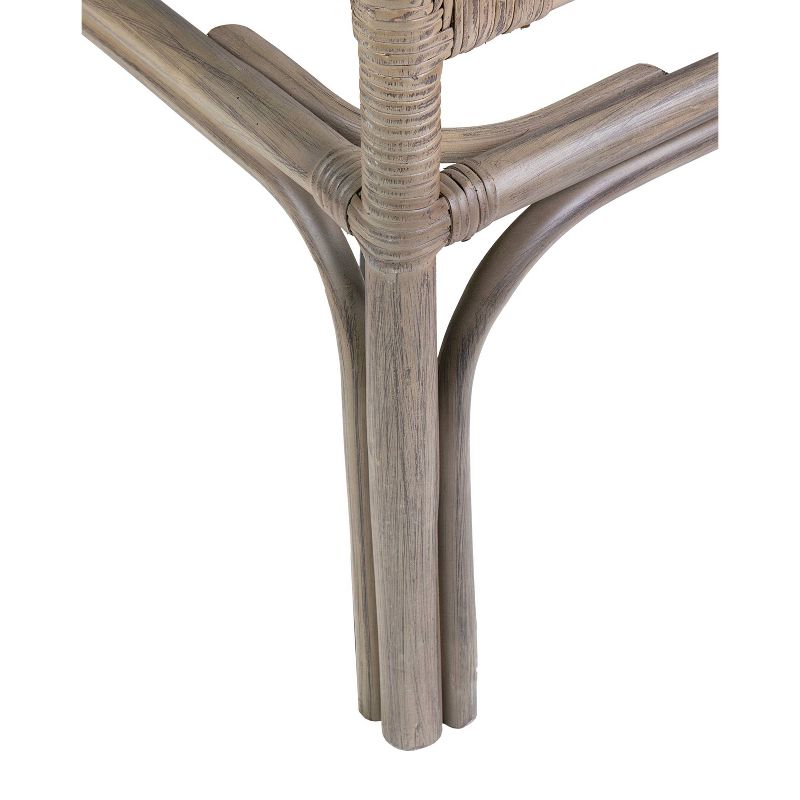 Set of 2 Alana Rattan Side Chair Brown - East at Main