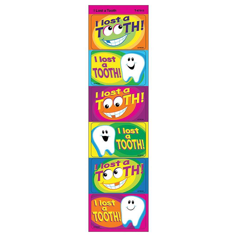 TREND ENTERPRISES INC. T-47313 APPLAUSE STICKERS I LOST A TOOTH