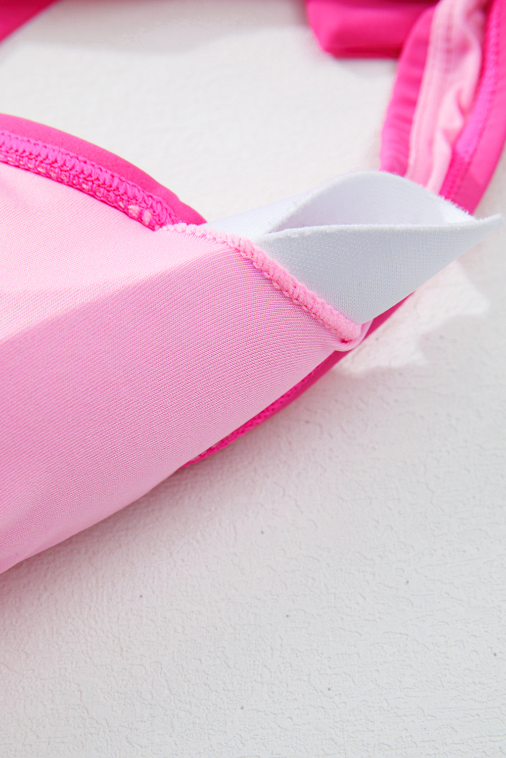 Black Plant Print Zip Front Half Sleeve One Piece Swimsuit