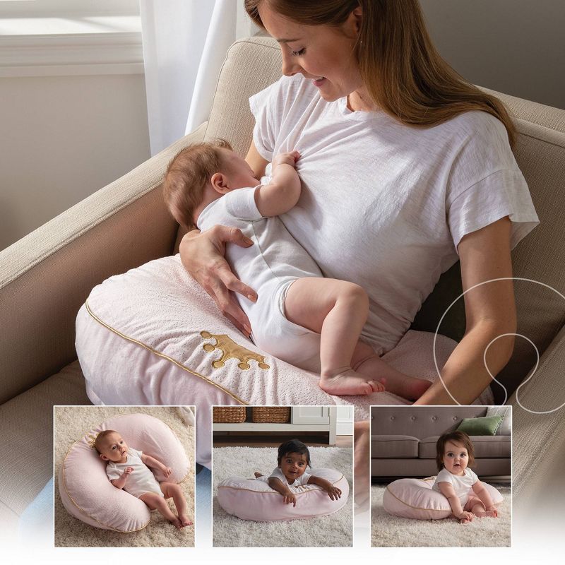 Boppy Luxe Feeding and Infant Support Pillow - Pink Princess