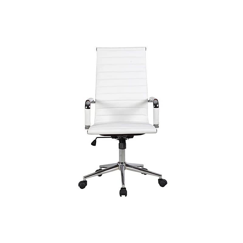 Vibrant Black and Chrome Swivel Task Office Chair with Tractor Seat