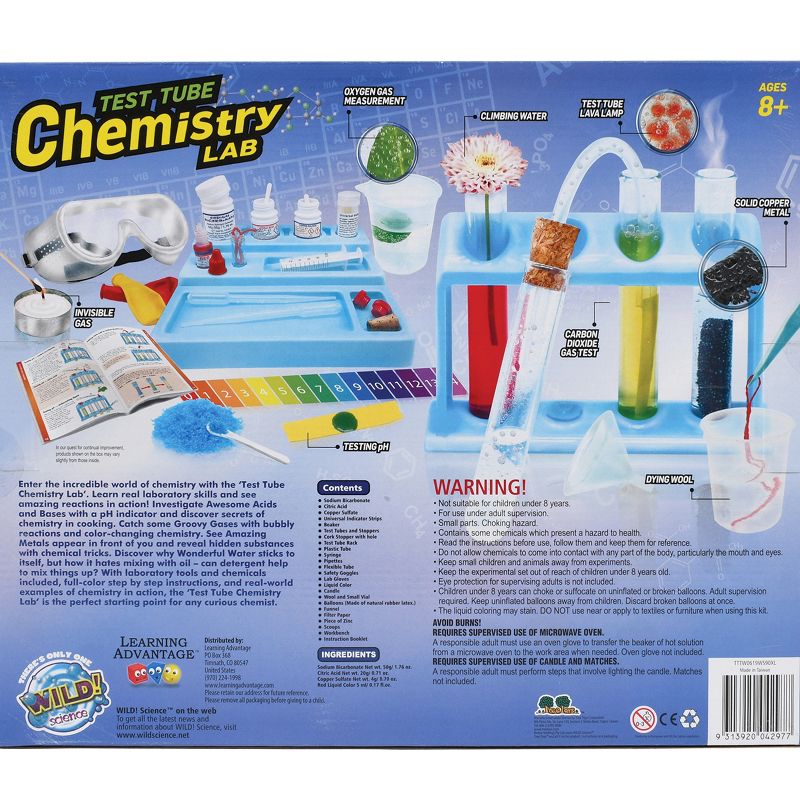 WILD! Science Test Tube Chemistry Lab - Kids Aged 8+