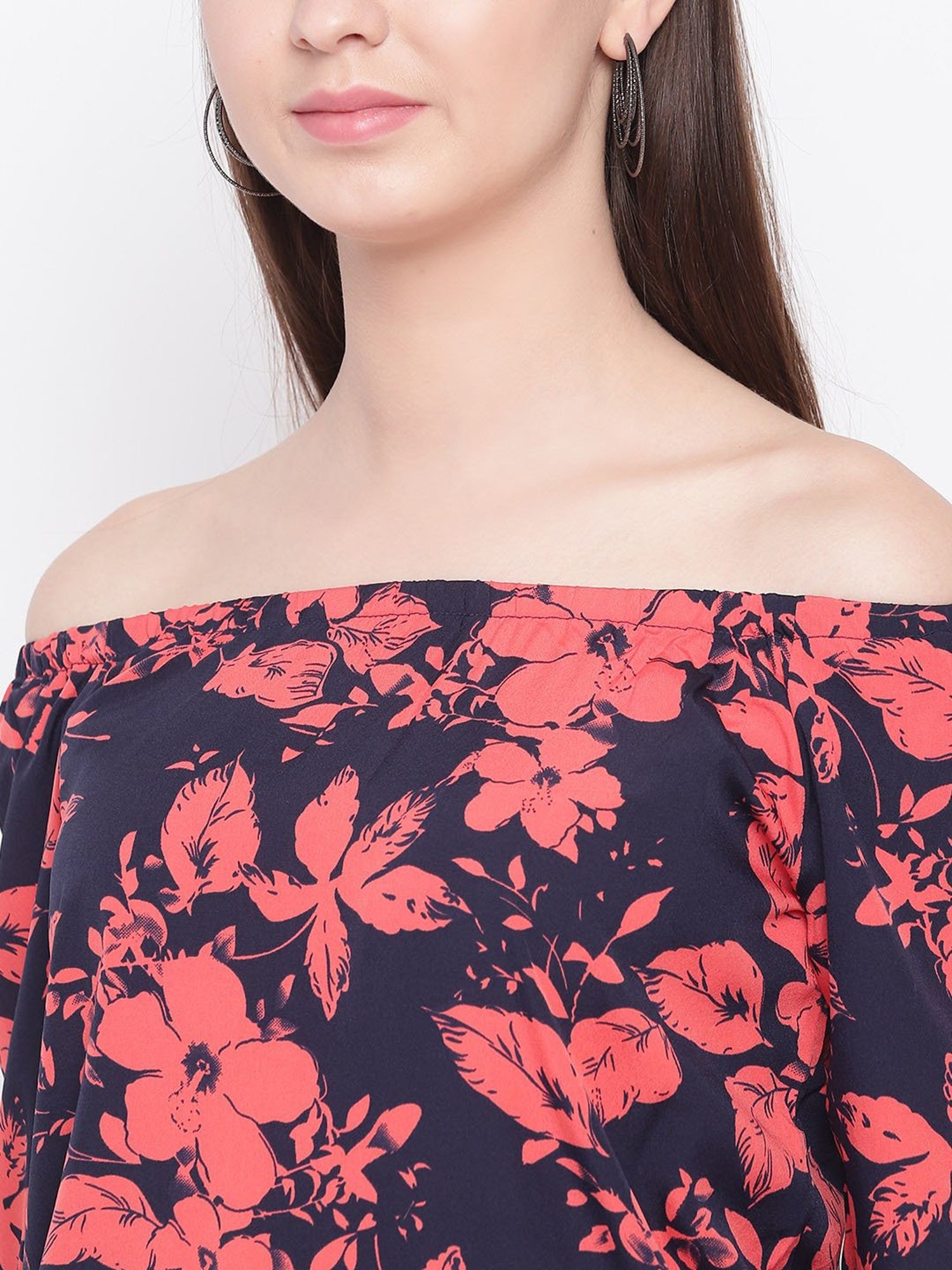 Rare Blue Printed Top