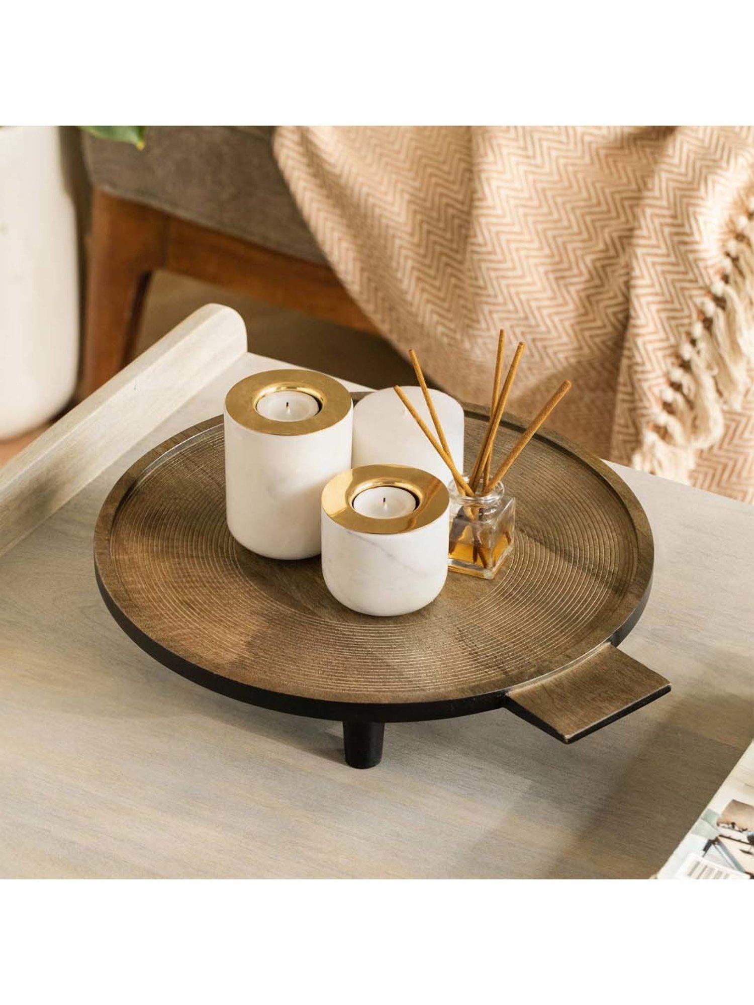 Mikasa Serenity Black Ceramic 20 cm Side Plate