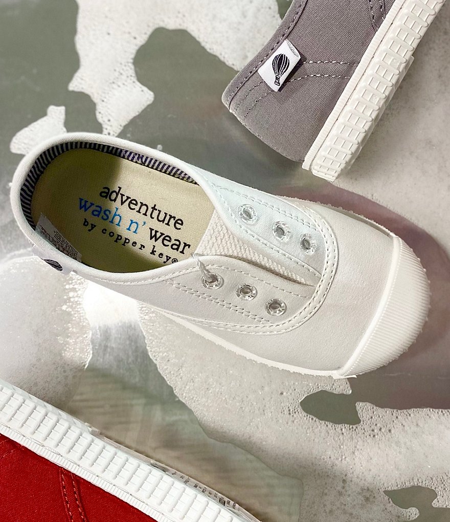 Copper Key Adventure Wear Kids' Budeee-A Washable Eyelet Sneakers (Infant)