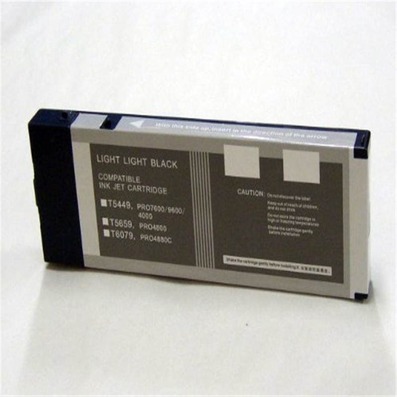 InkOwl&reg; - Compatible Ink Cartridge Replacement for EPSON Stylus Pro 4880 LIGHT LIGHT BLACK (T6069) 220ml - USA-made ink