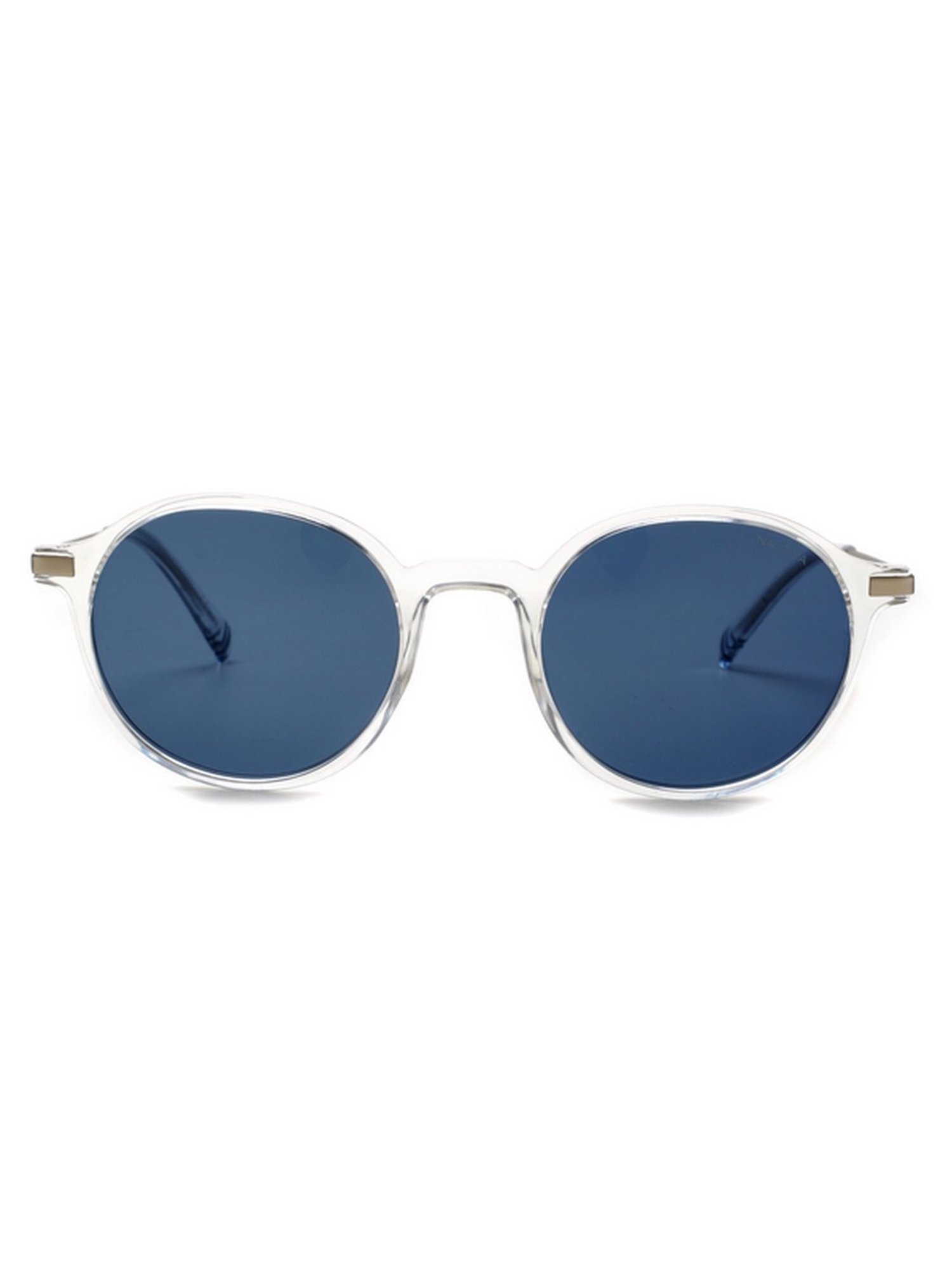 Nautica Blue Round Unisex Sunglasses