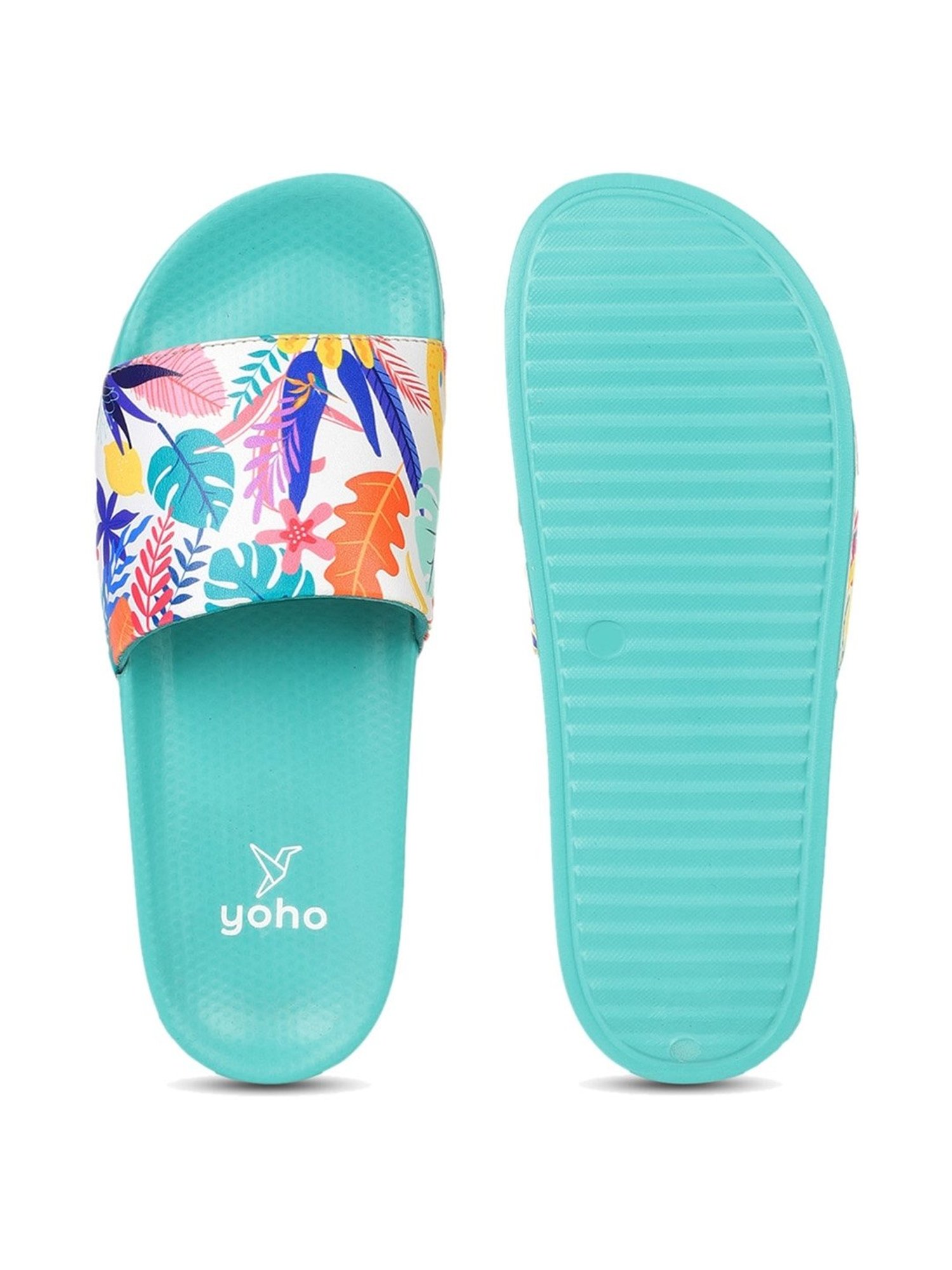 Yoho Women's Tropica Multicolor Slides