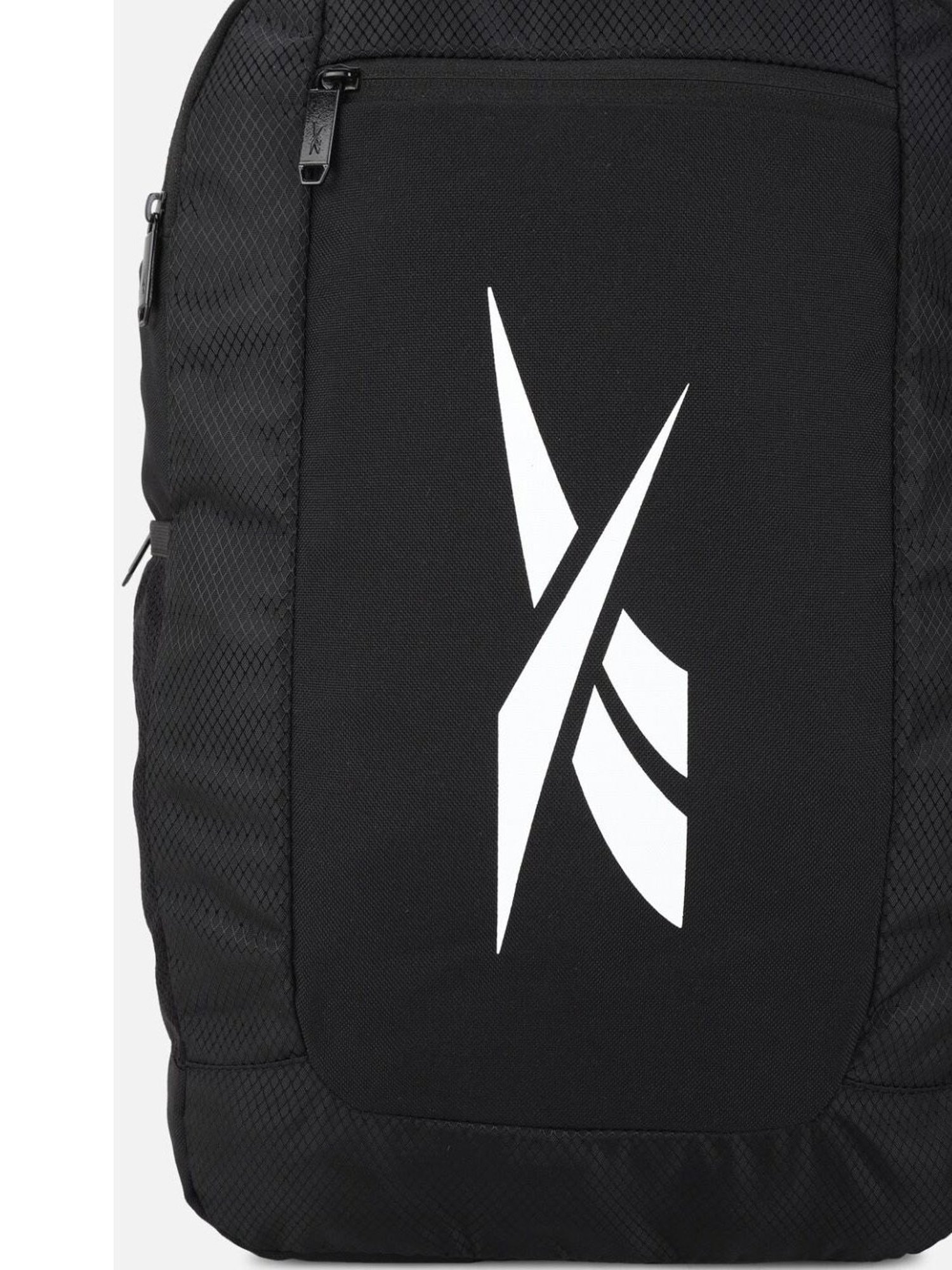 Reebok Black Polyester Solid Backpack