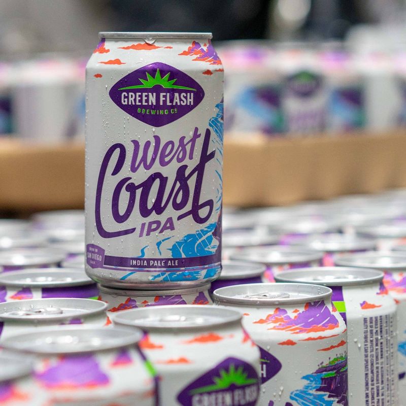 Green Flash West Coast IPA Beer - 6pk/12 fl oz Cans