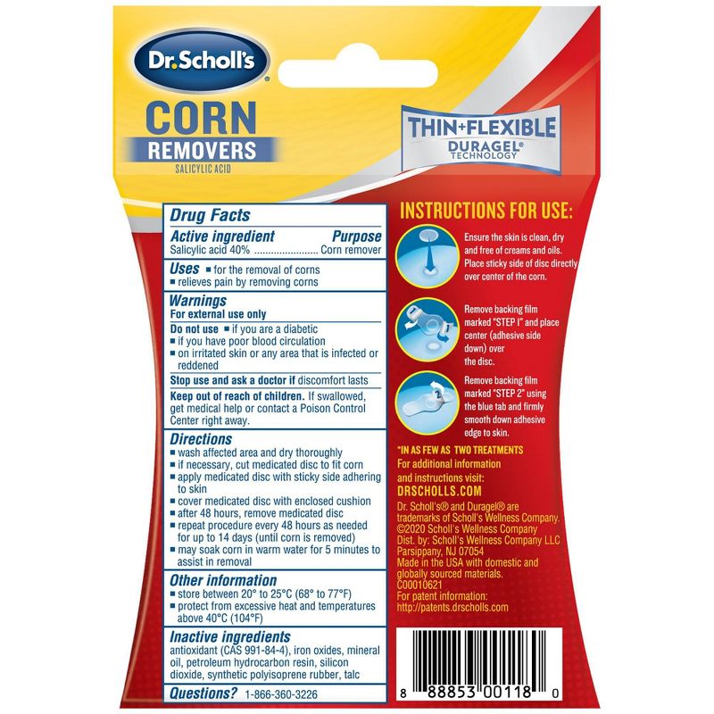 Dr Scholl's Duragel Medicated Corn Remover Bandages - 6ct