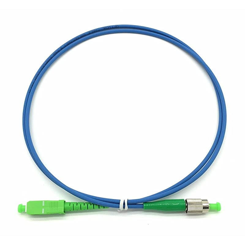 Armored Single Mode Simplex Fiber Optic Cables SCAPC UPC FC LC SC ST SM SX 1M FCAPC to SCAPC