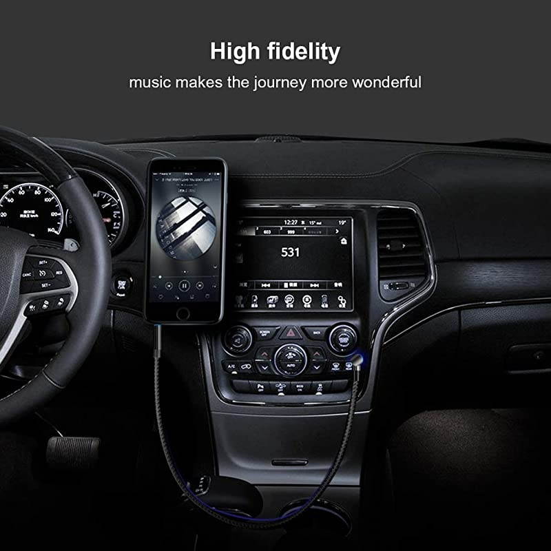 35mm Audio Cable 6FT Right Angle Male to Male Auxiliary Stereo HiFi Cable with SilverPlating Copper Core Compatible with Car iPhonesTablets24K Gold Plated