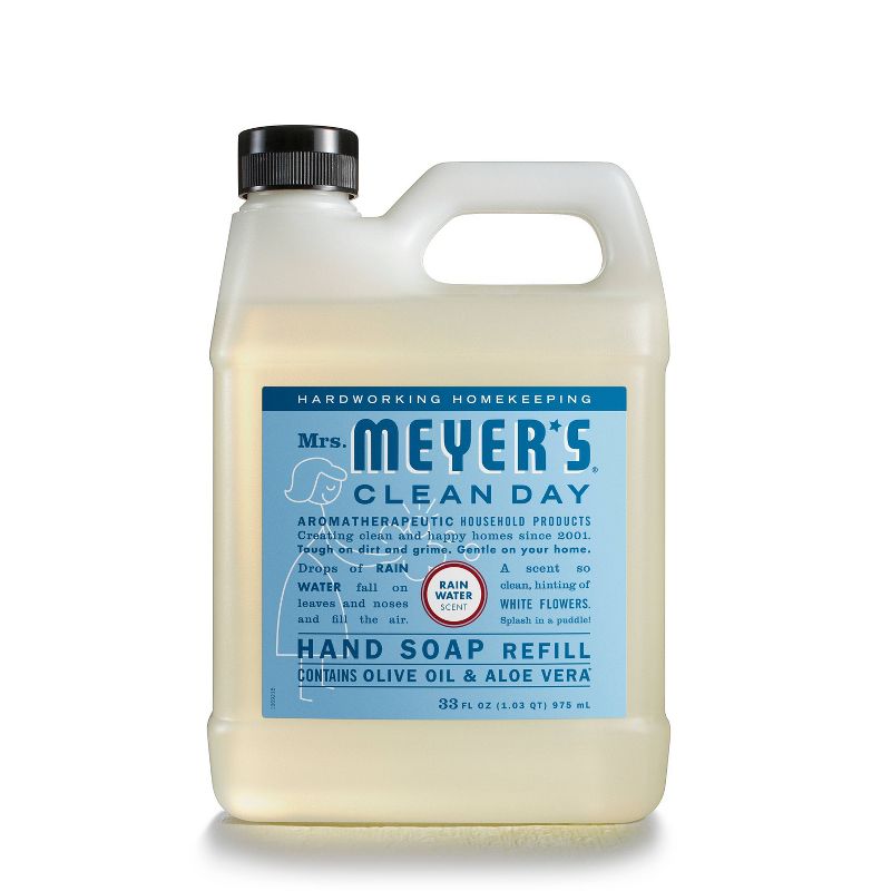 Mrs. Meyer's Clean Day Rain Water Hand Soap Refill - 33oz
