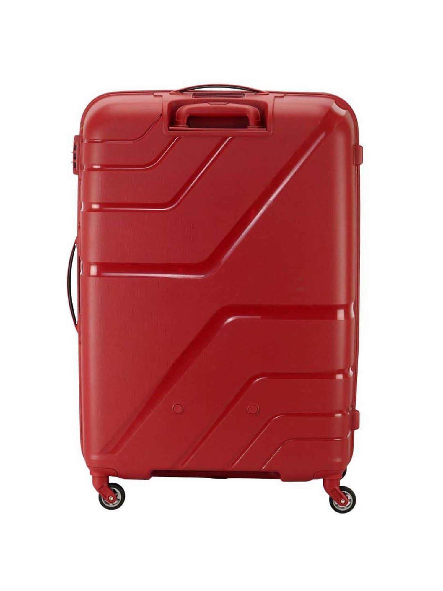 American Tourister Formula Red Textured Hard Medium Trolley Bag - 70.5 cm
