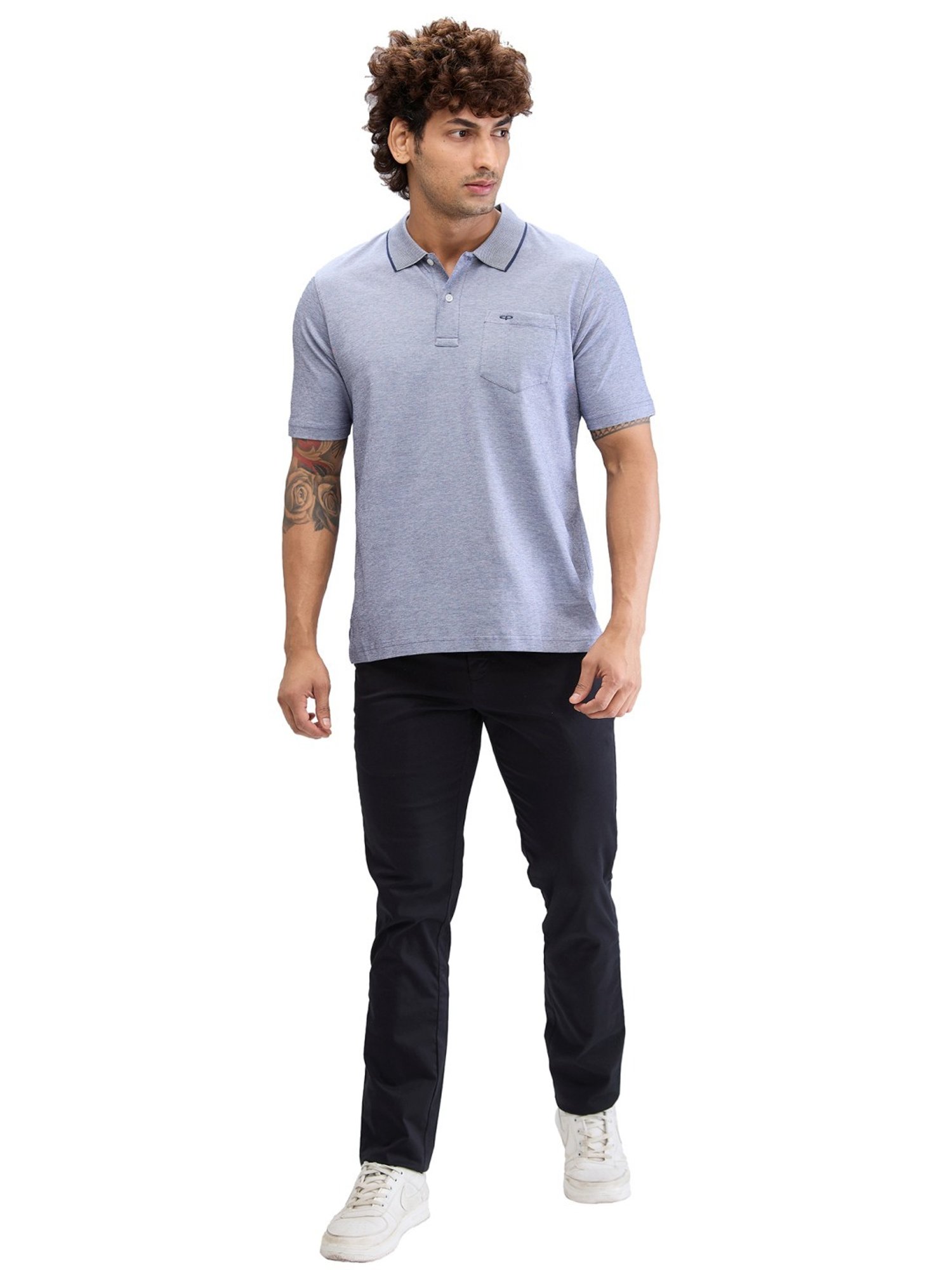 Colorplus Blue Comfort Fit Polo T-Shirt