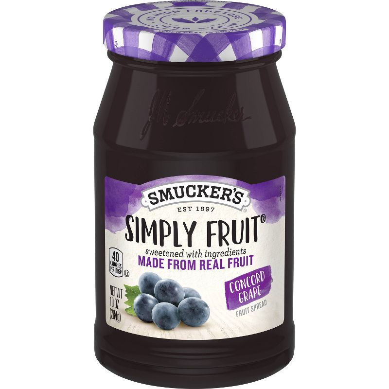 Smucker's Simply Fruit Concord Grape Spread - 10oz