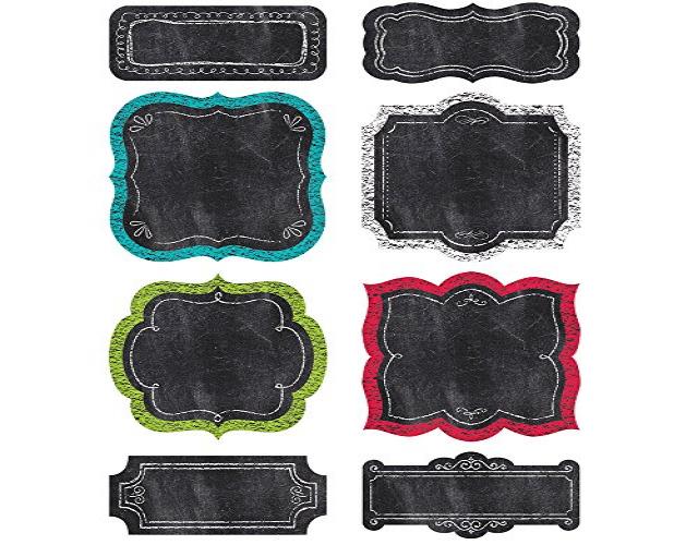 Creative Teaching Press CTP0858 Chart Cards 6 in. Designer Cut Outs