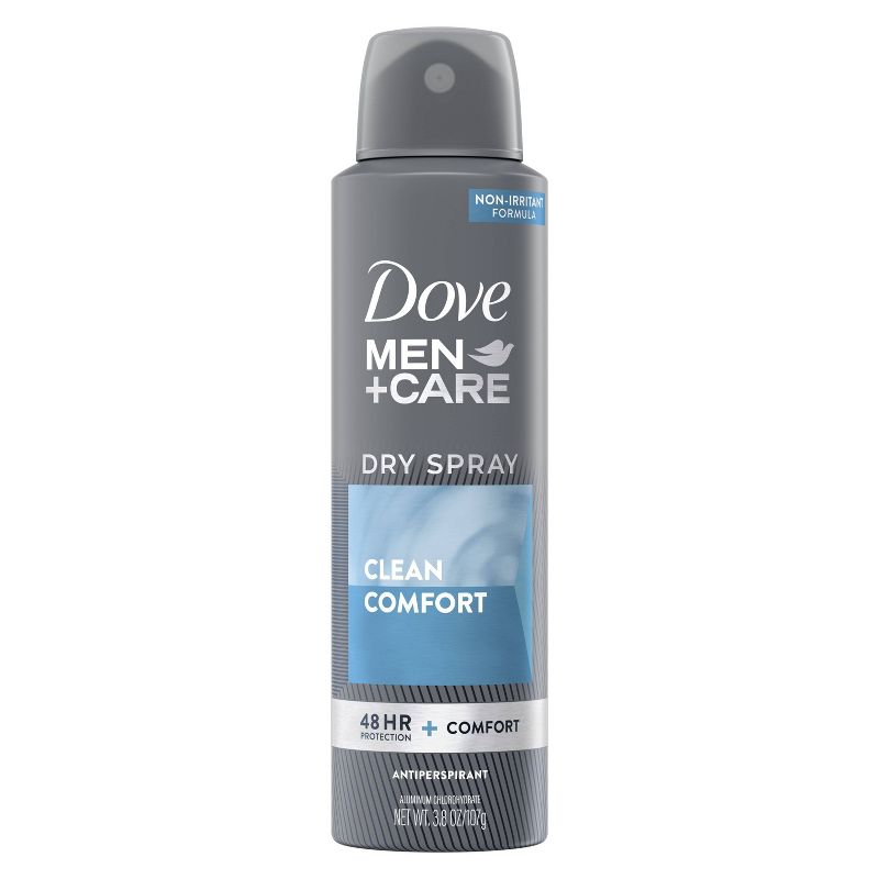 Dove Men+Care Clean Comfort 48-Hour Antiperspirant & Deodorant Dry Spray - 3.8oz