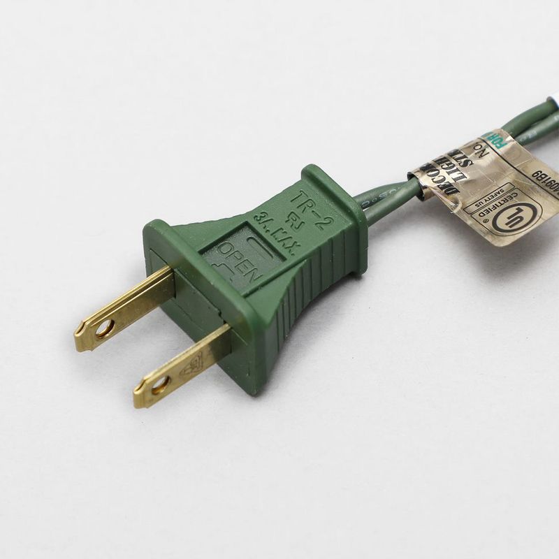 Home Heritage 9 Foot Pre-Lit Skinny Artificial Stanley Pencil Pine Christmas Tree with Clear White Lights, Pine Cones, Red Berries and Foldable Stand