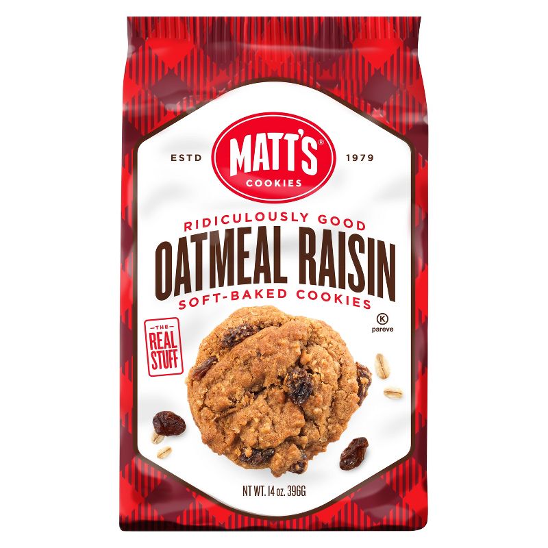 Matt's Real Oatmeal Raisin Cookies - 16oz