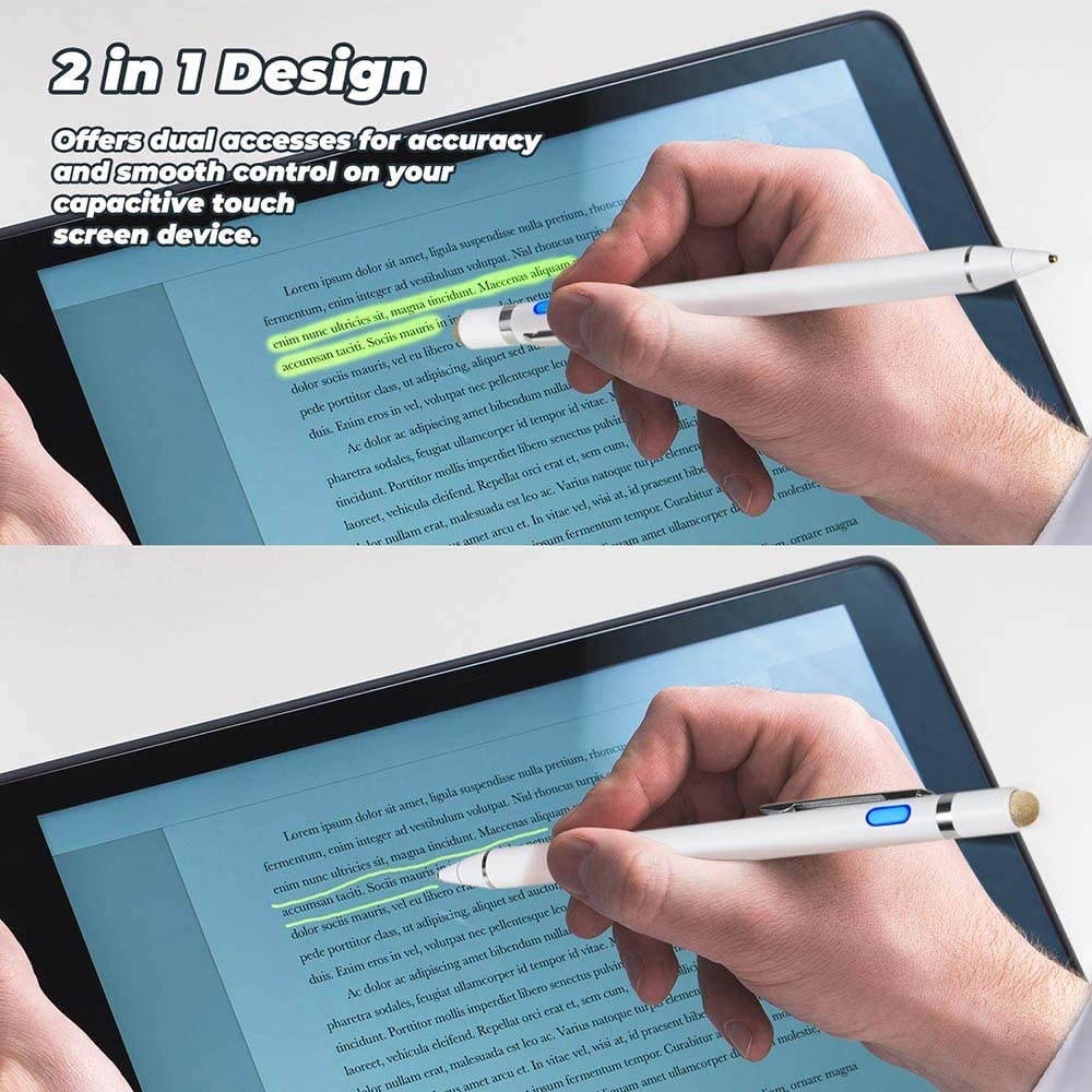 Stylus for Asus Chromebook Flip Pencil Digital Pencil with 1.5mm Ultra Fine Tip Stylus Pen for Asus Chromebook Flip White