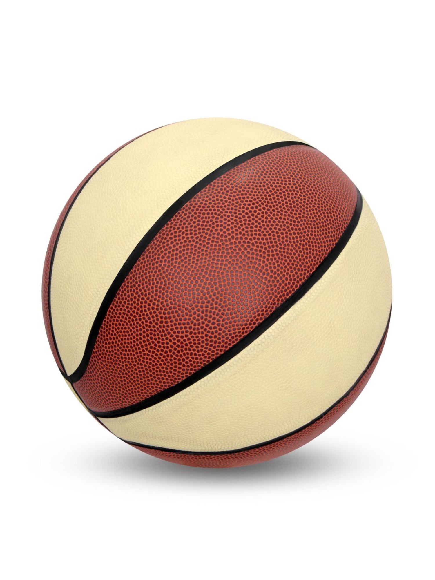 Nivia Tucana Brown & Beige Basketball (Size-6)