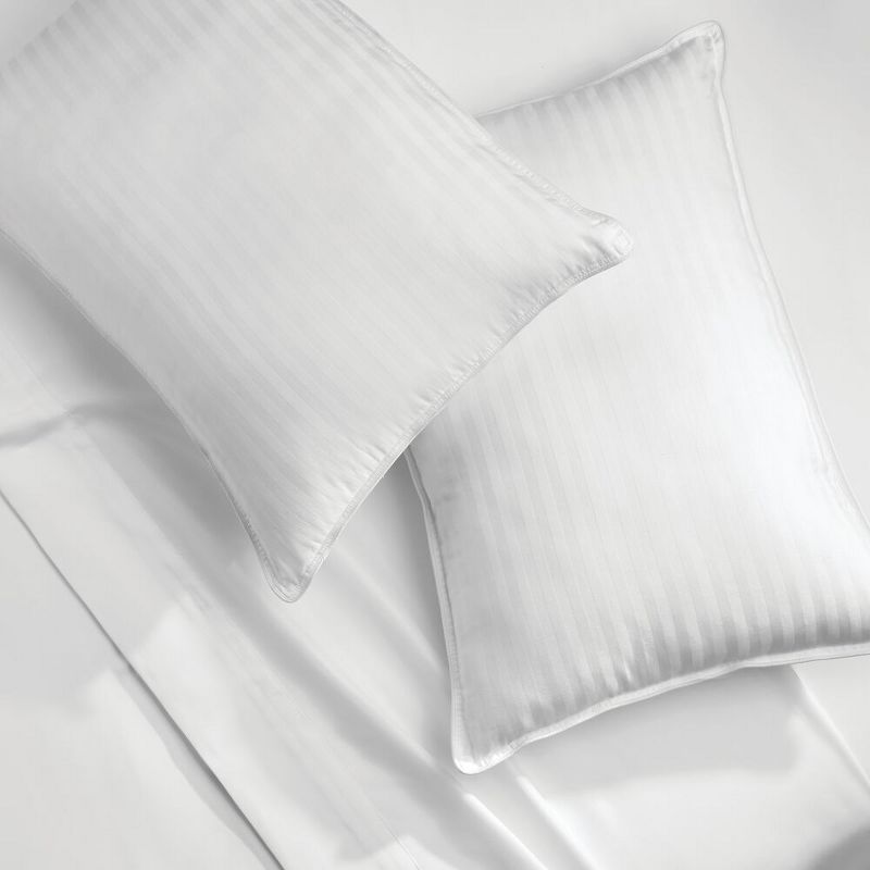 mDesign King Gel Pillow Set - Hypoallergenic, 2 Pack - Optic White