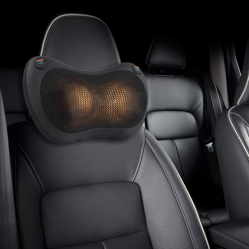 Dartwood Back and Neck Massager for Relieving Back and Neck Muscle Pain with Heat and Deep Kneading for use at Home and in Cars