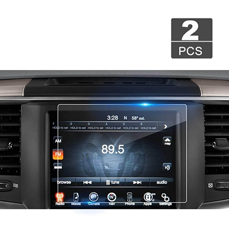 Fit for Dodge Ram 1500 2500 3500 20132018 2019 2020 Uconnect Tempered Glass Protector Special for 84 Inch inDash Center Navigation Display Screen 2 Pack