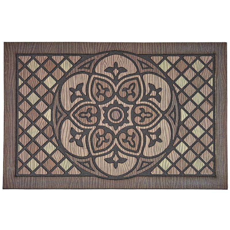 1'11"x2'11" Venetian Walk Medallion Doorscapes Estate Mat - Mohawk