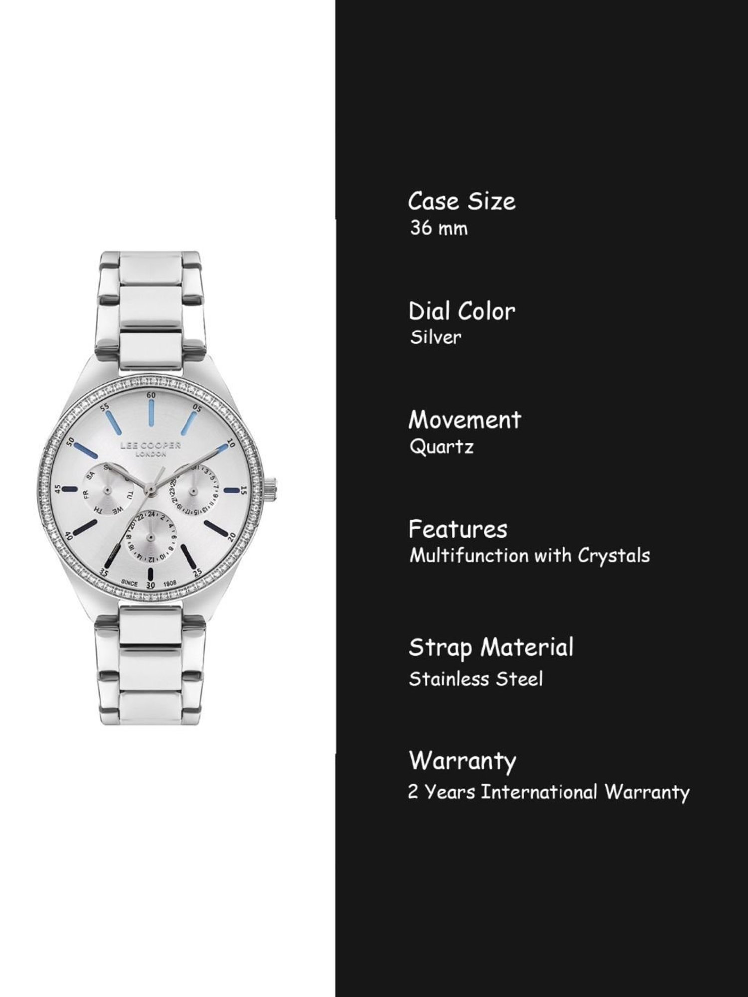 Lee Cooper LC07863.390 Multifunction Watch for Women