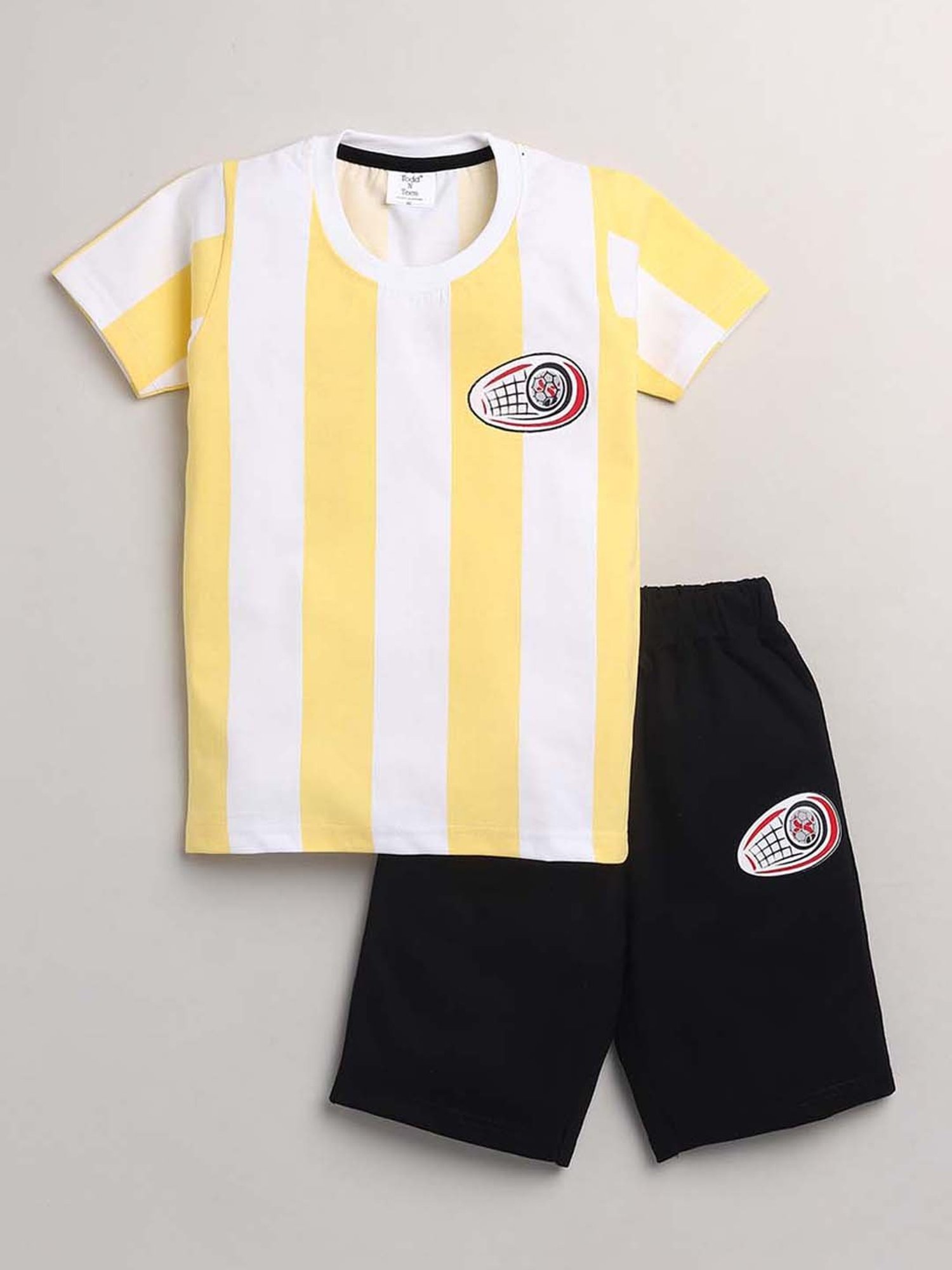 GJ baby Green & White Cotton Camouflage Full Sleeves T-Shirt Set