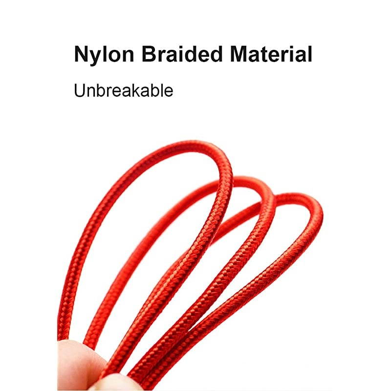 Nylon Braided Lightning Cable  1FT Short Charging and Sync Cable for Apple iPhone Xs MAXXSXRX 8 Plus 7 Plus 6S 6 Plus 5S SE iPad Pro Air Mini 234 97 105 129 inches 2019 2018