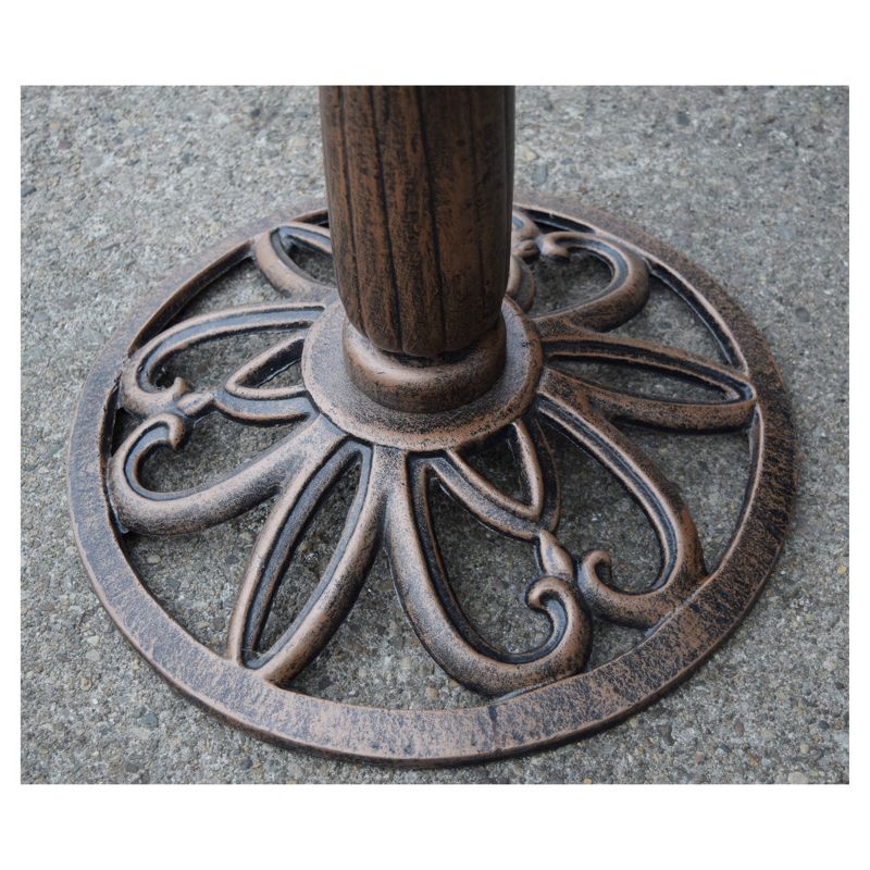 34" Aluminum Oakland Living Birdbath