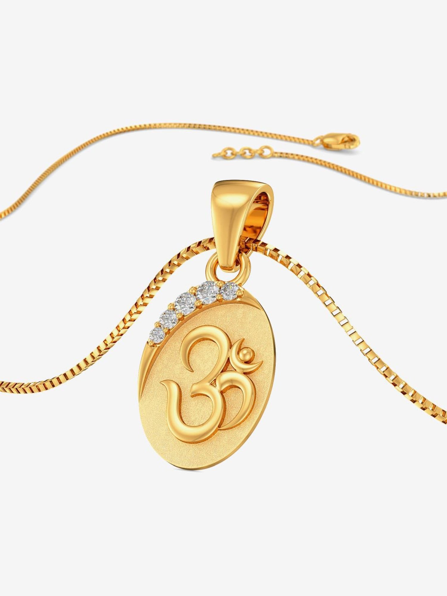 CKC Sacred Rudraksha Gold Pendant: Single Loop Elegance