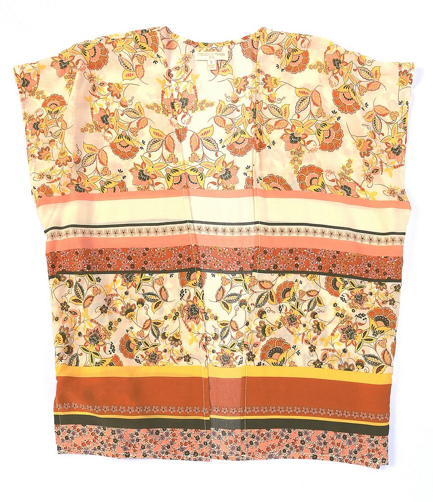 Chelsea & Violet Girls Big Girls 7-16 Printed Kimono
