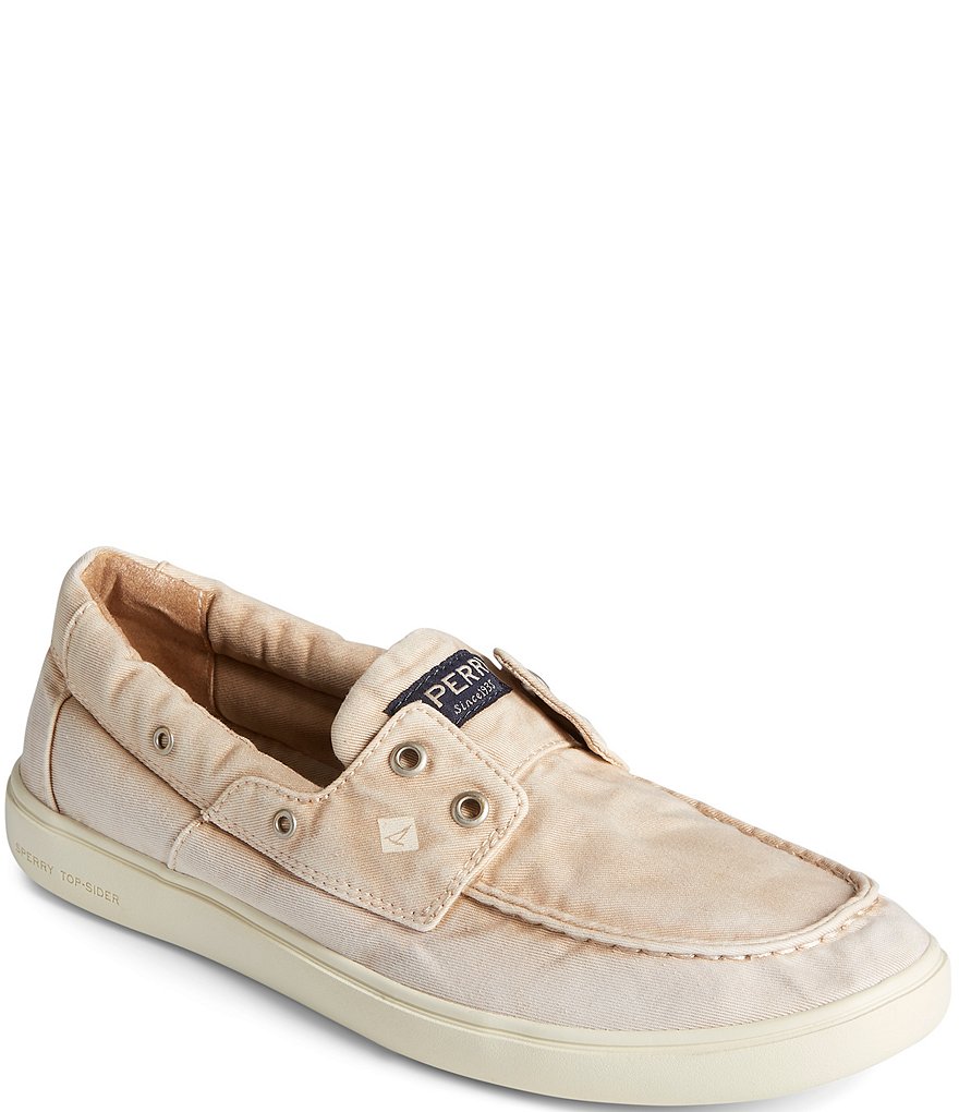 Sperry Men's Outer Banks 2-Eye Salt-Washed Slip-On Boat Shoes