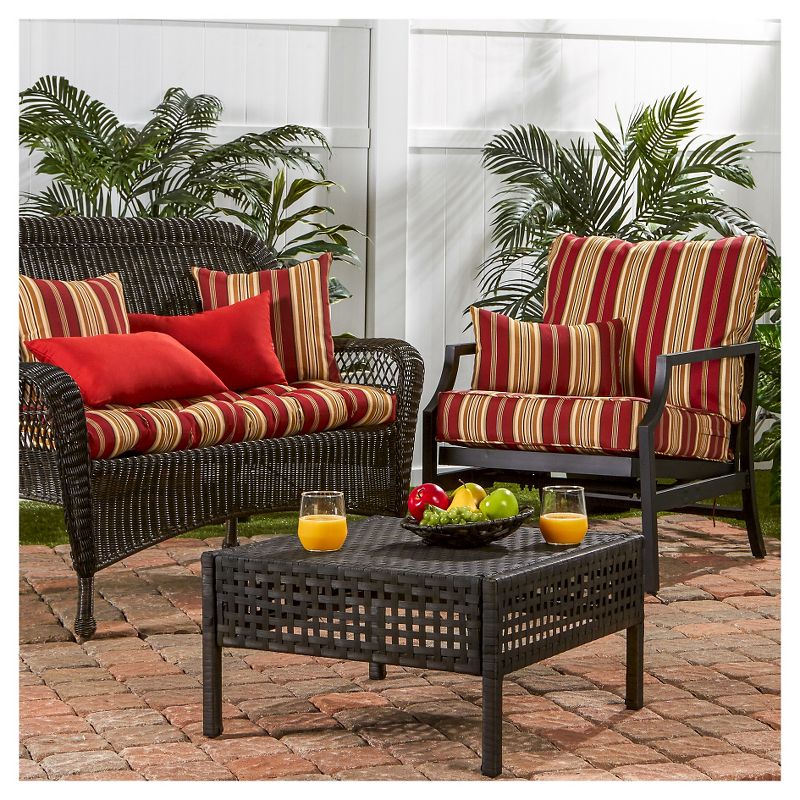 Outdoor Swing and Bench Cushion Roma Stripe - Kensington Garden