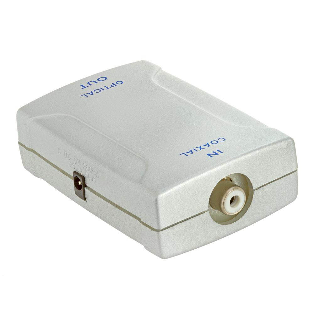 Cmple - Optical Toslink Jack(Output) to Coaxial RCA Jack(Input) Digital Audio Converter