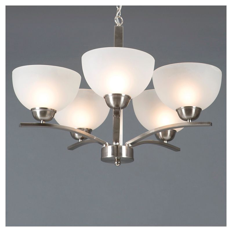 Yosemite 5-Light Chandelier - Satin Steel