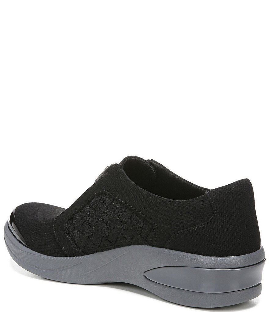 Bzees Florence Center Front Zip Slip-On Washable Sneakers