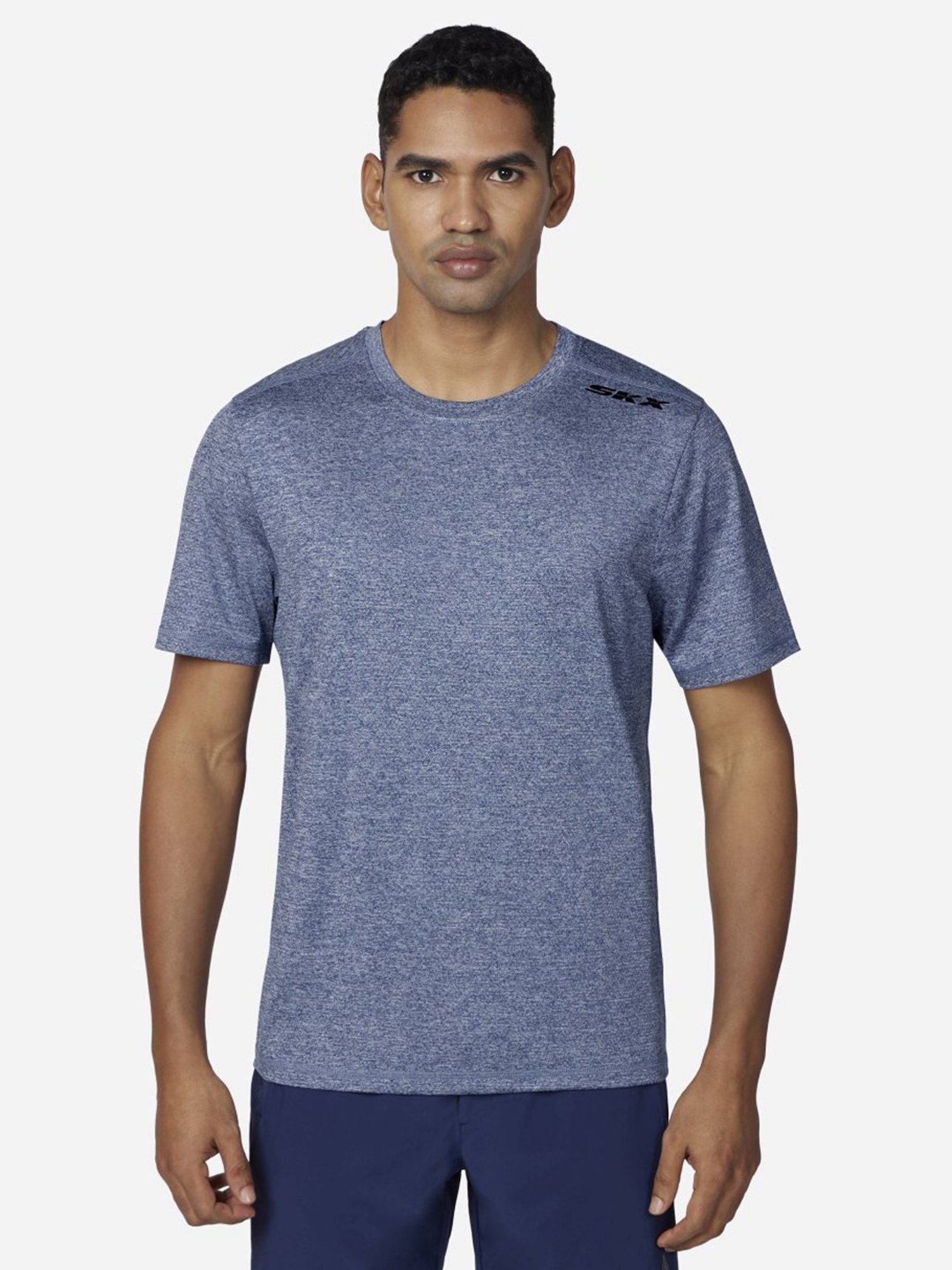 Skechers Blue Regular Fit T-Shirt