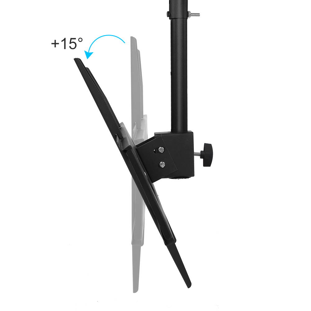 26"-32" LCD LED Monitor Flat Tilting Swivel TV Ceiling Roof Mount Bracket TV Ceiling Bracket,TV Ceiling Mount,Roof TV Mount Bracket,TV Tilt Mount Bracket,Adjustable Ceiling Mount