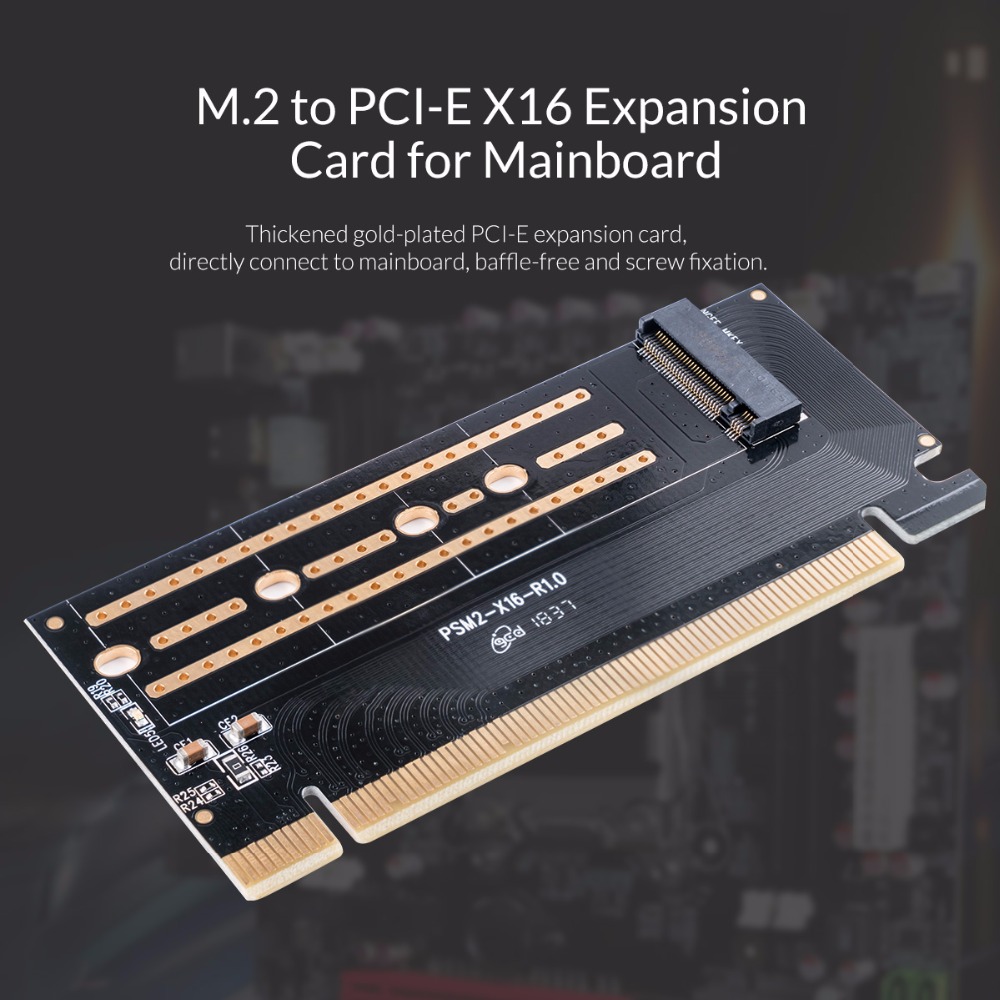 PCI-E Express M.2 M-key Interface SSD M.2 NVME to PCI-E 3.0 X16 Gen3 Convert Card Support 2230-2280 Size Super Speed Card